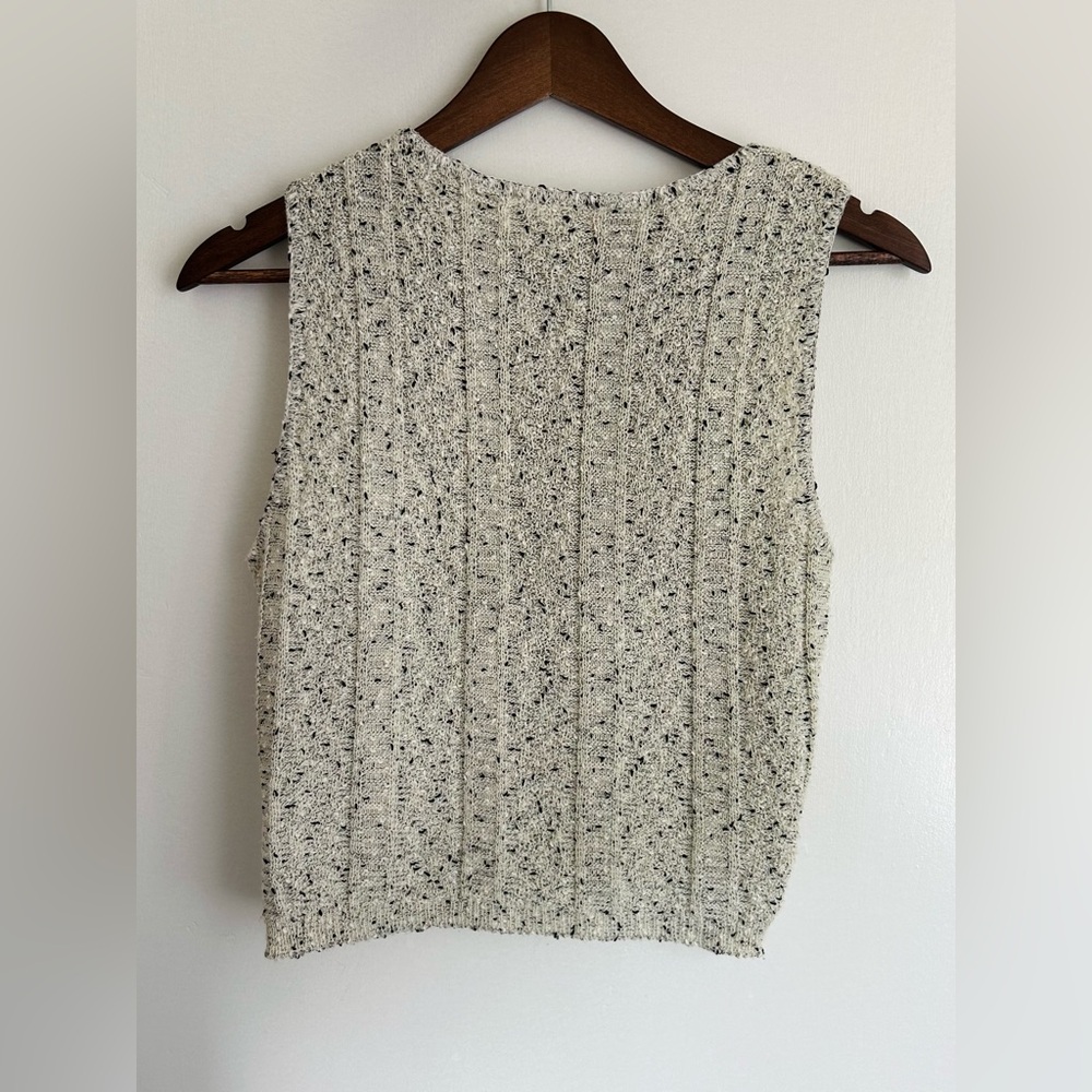 VINTAGE 90s Knit Top / Vest - Picture 2 of 7